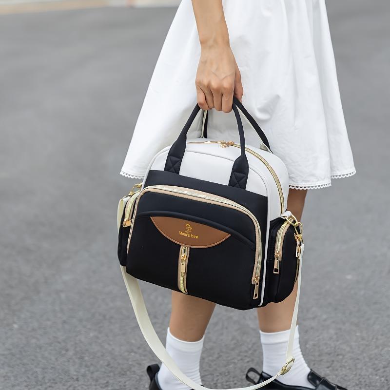 Многофункциональная сумка для родителей большой вместимости - Легкий винтажный рюкзак, Стильная дорожная наплечная сумка с 4 вариантами цвета, Идеальный праздничный подарок