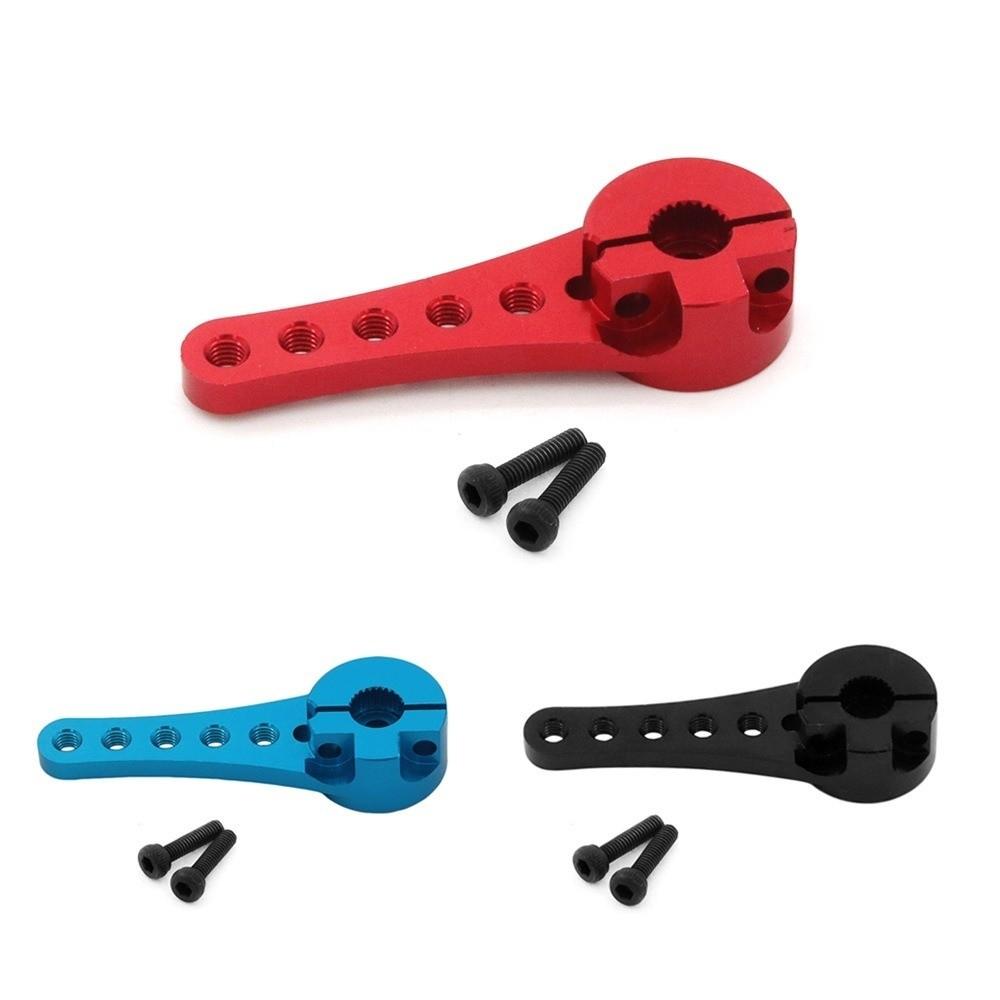 5 Hole Designed Steering Servo Arm Aluminum Alloy Servo Swing Arm Metal Servo Horn for RC Crawler