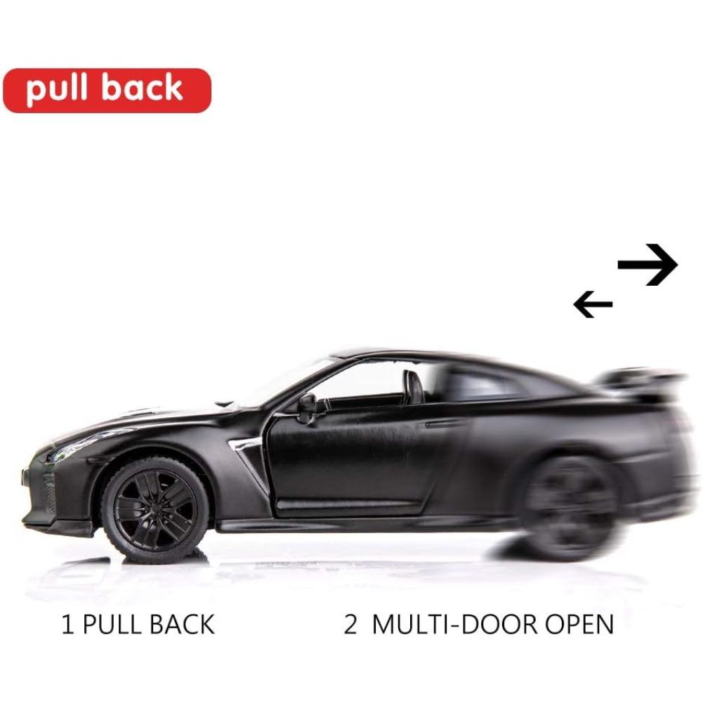 1/36 масштаб GTR R35, модель суперкара, игрушка из цинкового сплава, литые под давлением транспортные средства, детские игрушки для мальчиков и девочек 4, 5, 6 лет, подарок