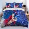 Sexy Girl High School DxD Anime Comforter Bedding Set,Duvet Cover Bed Set Quilt Cover Pillowcase,king Queen Size Bedding Set Boy