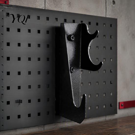 Heavy Duty Garage Hook Chainsaw Holder Wall Mount Hanger, Metal Storage Rack with Contoured Vertical Bracket Cradle, for Garage, Workshop & Tool Shed,