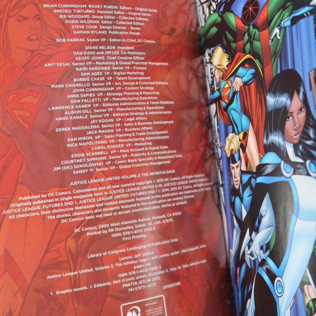 [Б/У] Распродажа! Зарубежные Книги Американские Комиксы Лига Справедливости Объединенная 2 DC