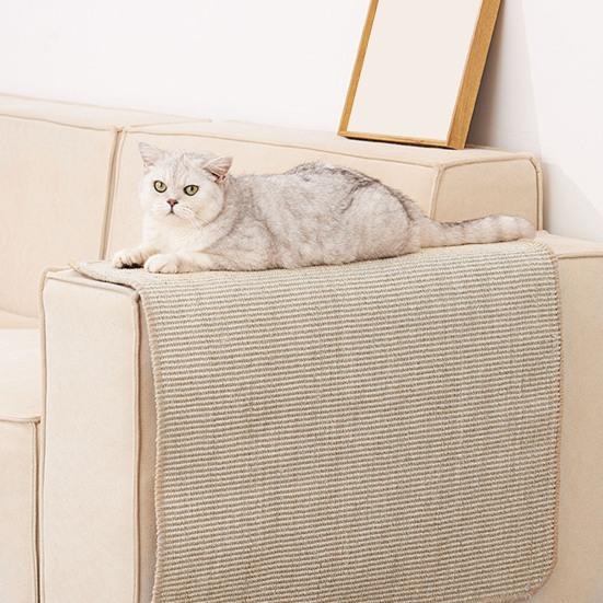 Доска для царапания кошек, сизаль, пеньковая накладка, настенная, защитная мебель, дрессировочная доска для лап, устойчивая к царапинам, столб для царапания кошек