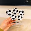 10pcs/set Cute Basketball Hair Clips Zinc Zinc Alloy Side Clip for Fans Soccer Hairpins Set  Daily