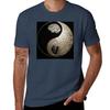 Heart  Brain  Yin Yang Tshirt Casual Pattern Print Tee Shirt