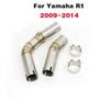 R1 Motorcycle Exhaust Muffle Link Middle Pipe For Yamaha YZF-R1 R1 2004-2006 2007 2008 2009 2010 2011 2012 2013 2014 YA015