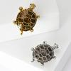 Fashion Enamel Turtle Brooch Simple Vintage Animal Pin Women'S Clothing Accessories Corsage