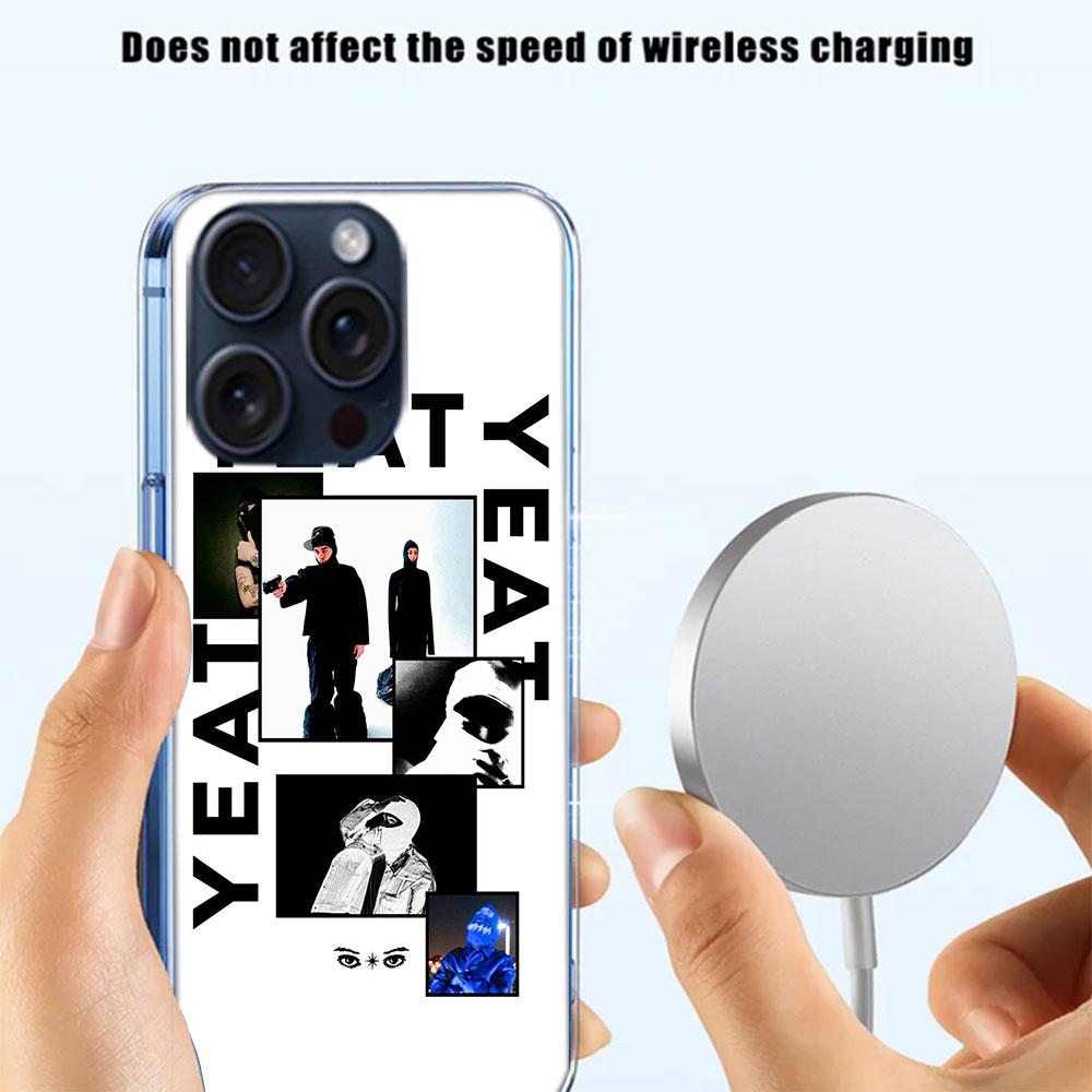 Yeat Rapper AfterLyfe Clear Phone Case For Iphone 17 Air 16 Pro Max 15 Pro 14 Plus 17E 16E 11 13 12 Mini Cover Cases Fundas Cell