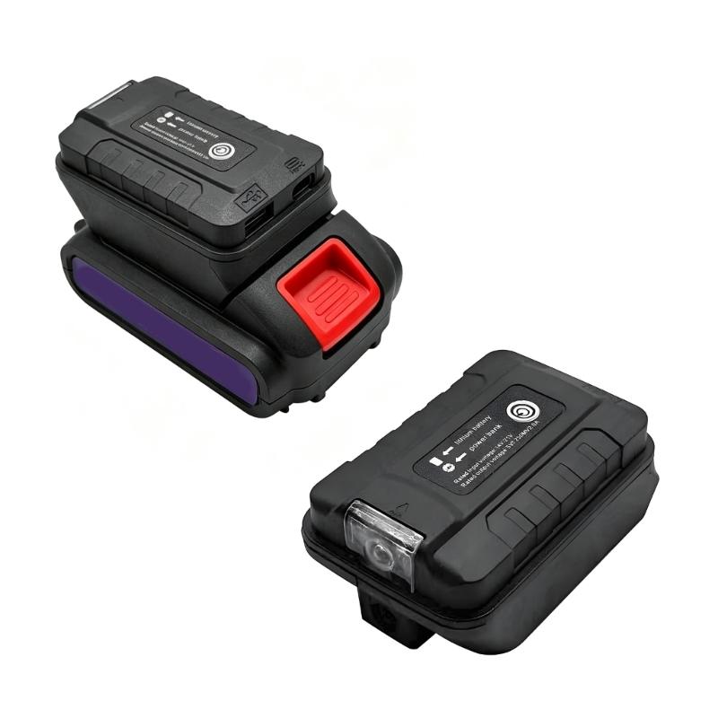 Адаптер 21 В с док-станцией для аккумулятора, USB-выход для экстренной зарядки, использования в гараже и зарядки наружных устройств