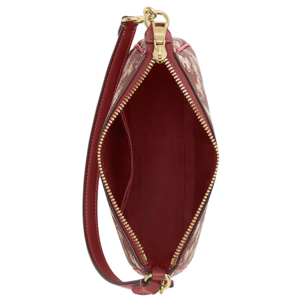 Coach Nolita 19 Новогодняя Коллекция Год Лошади Ограниченный Выпуск Принт с Каретой Металлические Акценты Сумка на Плечо из Искусственной Кожи Маленькая CDC37-IMWGD