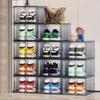 Foldable Shoes Box with Lid Moisture-Proof Dust-Proof Shoes Cabinet Stackable Shoe Storage Boxes Multi-Purpose Home Organizers