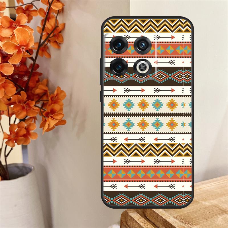 Нативный бесшовный tribal Boho Чехол Для OnePlus 13 13R 12 12R 11 10 Pro 8T 10T OnePlus Nord 4 CE 2 3 Lite N30 N20 N10 Case