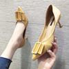 Buckle Summer Women Shoes Pointed Toe Pumps Leisure Dress High Heels Wedding Tenis Feminino Zapatillas Mujer Square Sexy Shoes