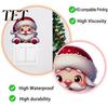 Self Adhesive Festive Wall Stickers Christmas Switch Stickers, Removable Santa Claus/Puppy/Reindeer/Elf/Pickup Truck Light Decorative Holiday
