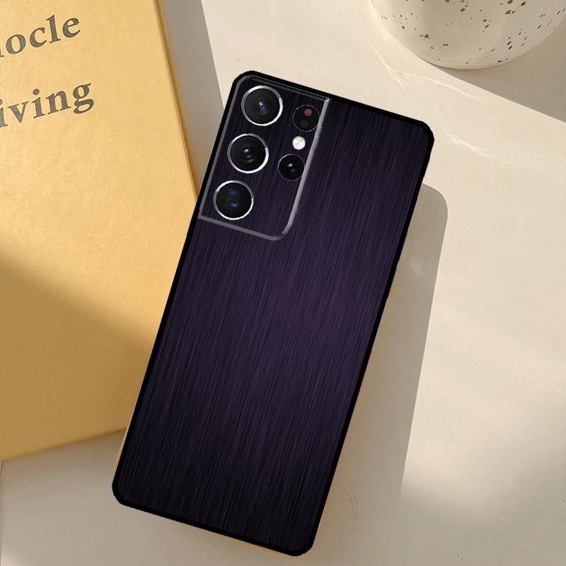 Чехол-накладка с текстурой шлифованного металла и стальным принтом для Samsung Galaxy S23 S22 Ultra Note 20 S21 Ultra S9 S10 Note 10 Plus S20 FE