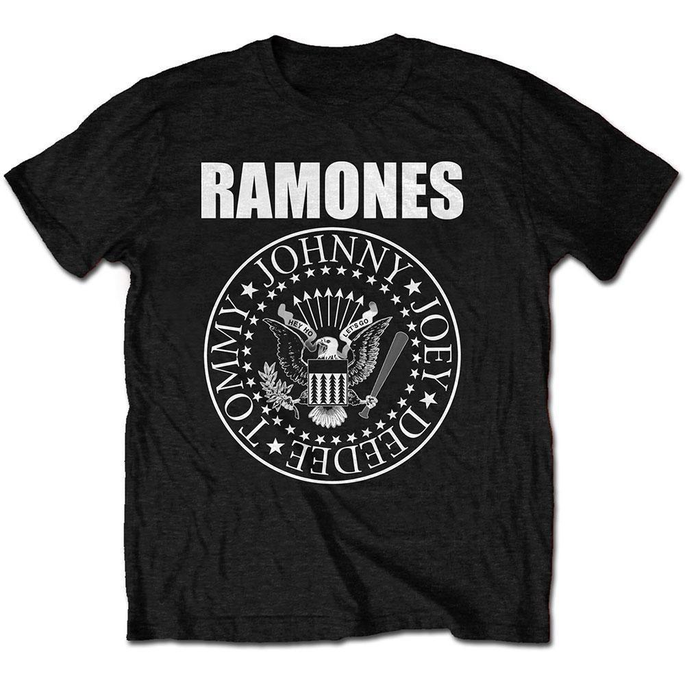Ramones Band Photo Print Cotton TShirt Classic Punk Rock Streetwear Unisex Crew Neck Short Sleeve Tee for Punk Fans