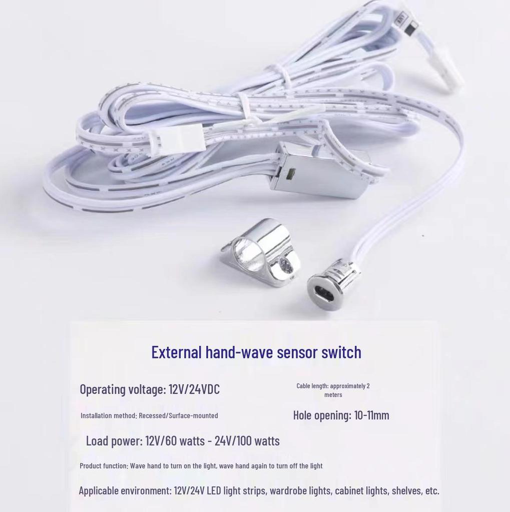 Умные светодиодные ленты с датчиком для шкафов, гардеробов и полок