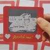 10pcs DIY Valentine's Day Scratch-off Card Red Anniversary Game Tickets  Confession of Love
