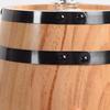 1/1.5/3L Oak Wine Barrel with Stand Tap Vintage Whiskey Aging Barrel Dispenser Wooden Barrel Home Bar Decor