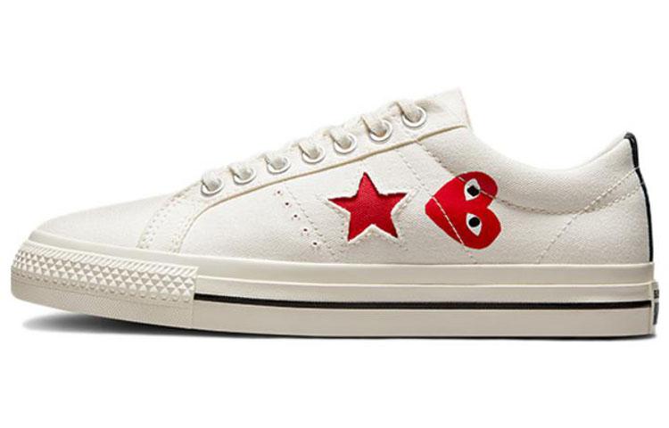 One Star Comme des Garçons Play x One Star Converse 'Cloud Dancer' A01792C
