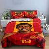 Football player portrait pattern. Bedding sets Duvet cover sets Duvet covers Pillowcases(1*Duvet Cover 2*Pillowcases without duvet insert)
