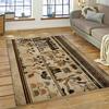 Древнеегипетские мифологические идеографические символы Ковер для дома Гостиная Спальня Диван Придверный коврик Декор, Нескользящий коврик