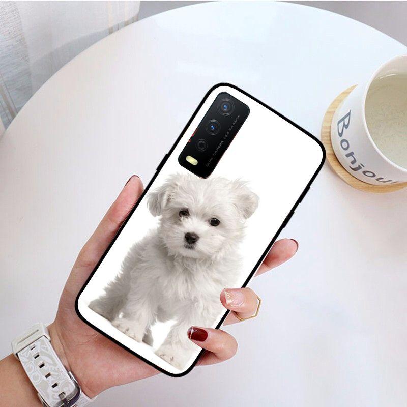 Чехол для телефона со щенком йоркширского терьера для vivo Y31 Y30 Y33S Y11S Y12S Y17 Y20 Y20S Y21S Y1S Y53S Y15 Y19 Y91C V23 5G Чехлы