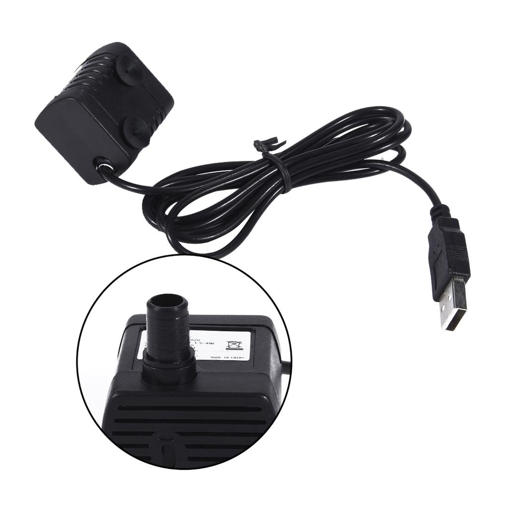 Бесщеточный DC 5V микро погружной водяной насос для аквариума с USB-разъемом