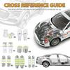 42x Car Interior LED Light For Dome Map License Plate Lamp Bulbs Kit Accessories