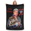 In The Ring Nightmares Wrestler  Blankets Fleece Cody Rhodes Super Warm Throw Blankets for Car Sofa Couch Bed Rug