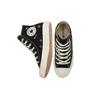 Converse Chuck Taylor All Star Высокие вышитые цветочные кеды женские черные разноцветные Egret A01585C