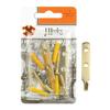 X Brass J Hooks 2pk