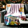[Cartoon Girl Character Blanket] Soft Throw Blanket for Bed Sofa, Holiday Gift Blanket for Women Men Family Friend