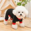 Warm Dog Towing Suit Comfortable Dog Four Legged Clothing Dog Pajamas  Autumn Winter