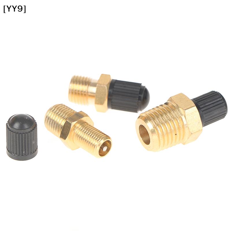 1 шт. Чистая медь Шестигранный вентиль шины, 1/4" 1/8" NPT Вентиль для накачки шин для Автомобиля Велосипеда[YY9]