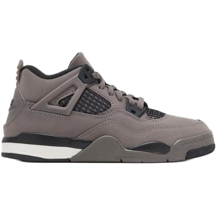 Air Jordan 4 Retro PS Cave Stone Детские кроссовки Коричневый Черный Лунный частица IB4388-200