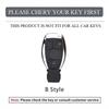 CRW1 Leather For Mercedes Benz BGA Type Non-Modified Key FIt For FBS3 FBS4 Car Key Case Cover Protective Shell Keychain Buckle