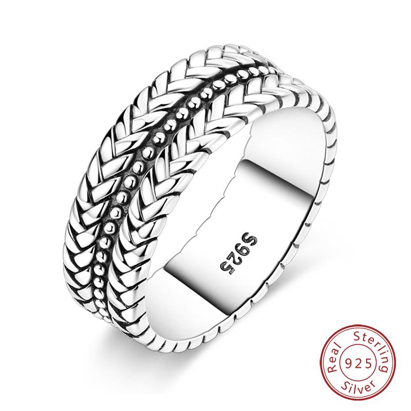 925 Sterling Silver Heart Shaped Infinite Minimalist Rings Hollow Celtic Knot Rings for Women Elegant Engagement Wedding Jewelry