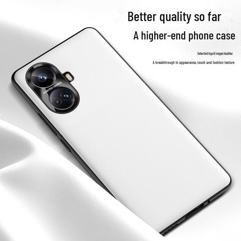 Защитный чехол Realme 10 Pro+ Liquid Leather Anti-Fall - Защита от обрастания, Доставка по одному экземпляру
