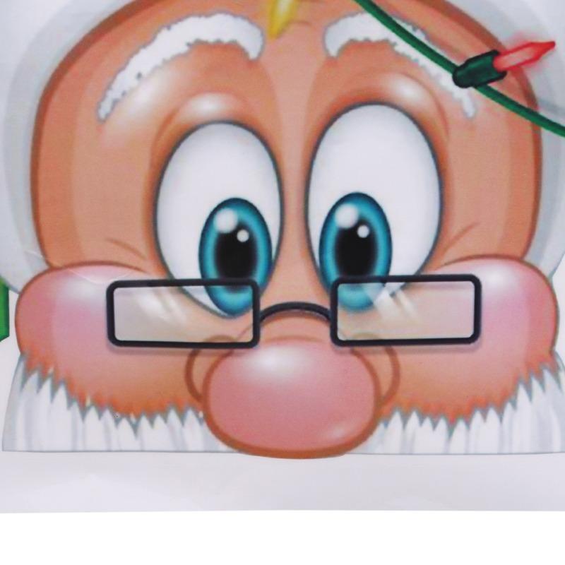 Рождественская Снежинка Окно Адсорбционная Стеклянная Наклейка Рождественская Наклейка Украшение Праздничная Снежинка Санта-Клаус Олень Партии Наклейка