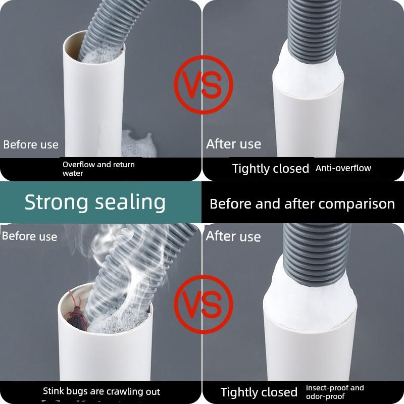 Sewer Drain Stopper Anti-Odor Sealant Clay Insect-Proof Cover for Toilet Bathroom Deodorization