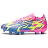 Ultra Match Energy FG/AG Soccer Shoes Unisex Sneaker Pink Blue Green 107543-01