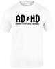 Adhd highway to hey look a squirrel tshirt mens funny adhd  adsr tee top