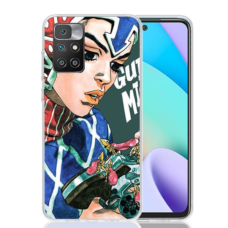 Чехол для телефона JoJo Adventure Guido Mista Для Xiaomi 14C 13C 12C 13 12 10 10A 10C 9 9A 9C 9T 8 8A 7 7A 6 6A K70 Pro K60 K40 K20 14C