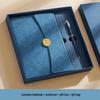 Подарочный набор-блокнот А5, трехскладной, с печатью логотипа - Утолщенное Специальное издание для заметок на встречах