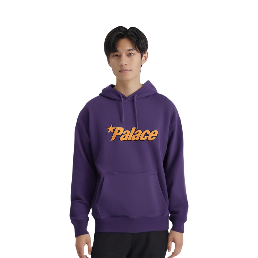 Palace Звездный капюшон Пурп Унисекс Топы Фиолетовый P27CS197