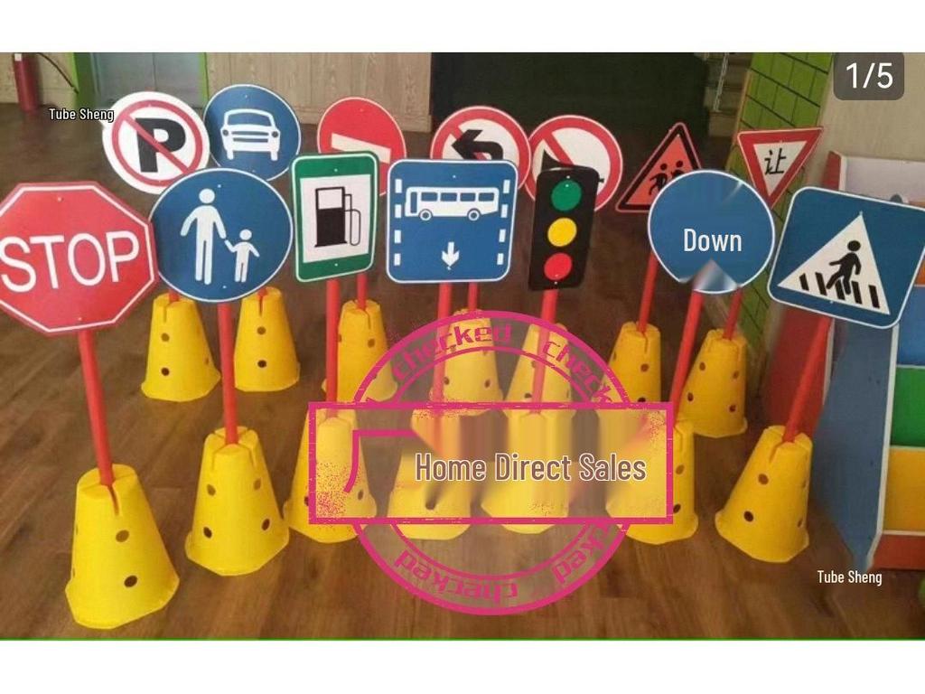 Kindergarten Outdoor Traffic Signs & Signals Set