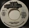 7-дюймовая пластинка JIMMY RILEY / GENERAL ECHO - Love & Devotion / Junking Master НЕТ Taxi Jamaica Регги, Ска и Даб Б/У