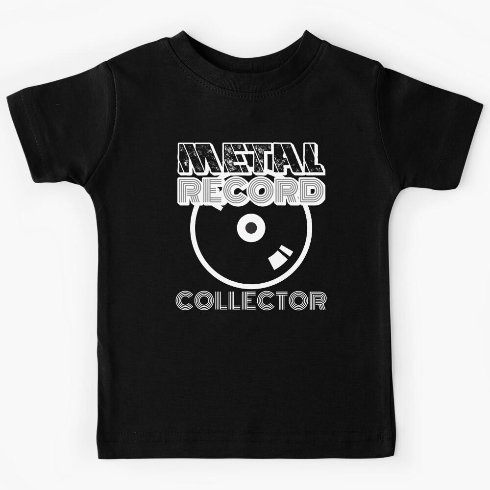Metal Record Collector Kids T-Shirt