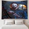 Halloween-horror Print Tapestry, Backdrop, Easy Setup, Ideal for Bedroom, Office & Living Room, with Aesthetic Wall Hanging Decor.